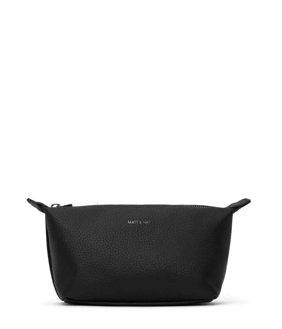 Matt & Nat Cases | Cases*ABBI MINI Vegan Cosmetic Bag - Purity BLACK