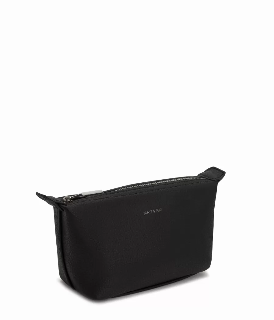 Matt & Nat Cases | Cases*ABBI MINI Vegan Cosmetic Bag - Purity BLACK