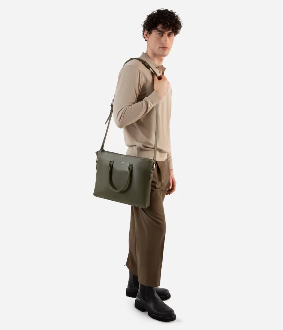 Matt & Nat Briefcases | Briefcases*ALBAN Vegan Briefcase - Vintage BLACK
