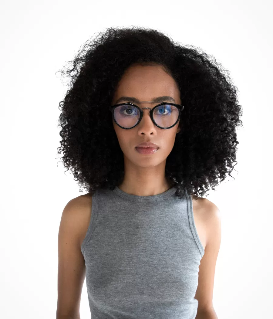 Matt & Nat Optical Eyewear | Optical Eyewear*ALDIE-3 Recycled Round Reading Glasses BLACK