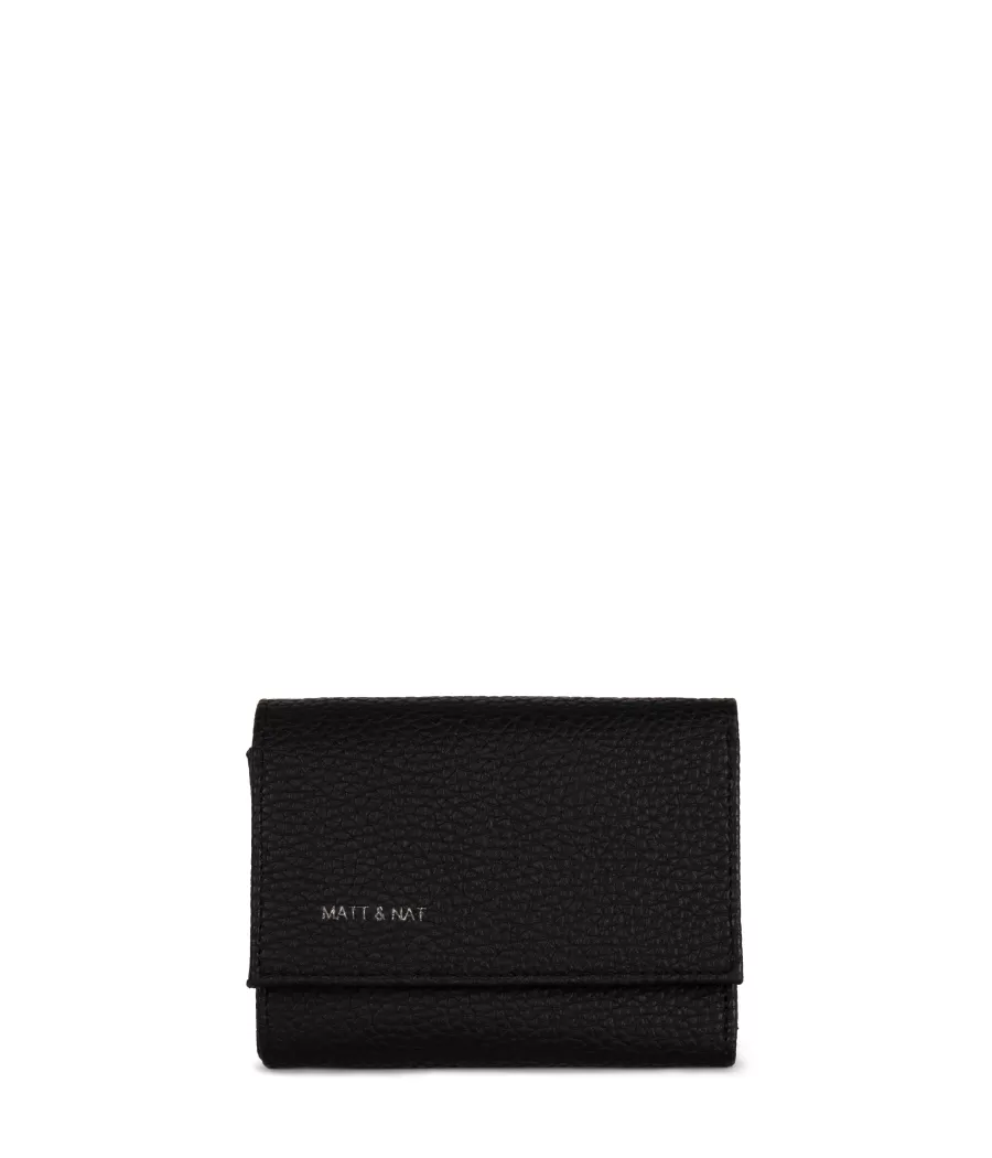 Matt & Nat Wallets | Wallets*ARTIN Men's Vegan Trifold Wallet - Purity BLACK