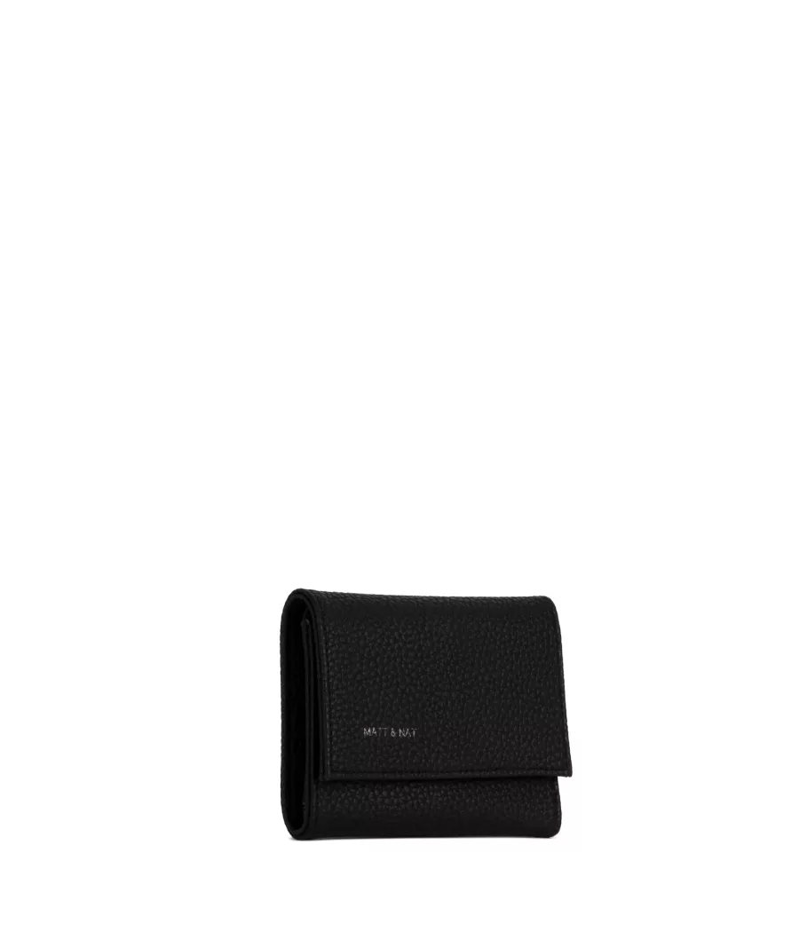 Matt & Nat Wallets | Wallets*ARTIN Men's Vegan Trifold Wallet - Purity BLACK