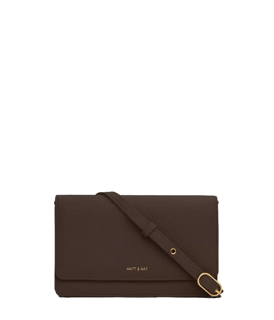Matt & Nat Crossbody | Crossbody*BEE Vegan Crossbody Bag - Purity BLACK
