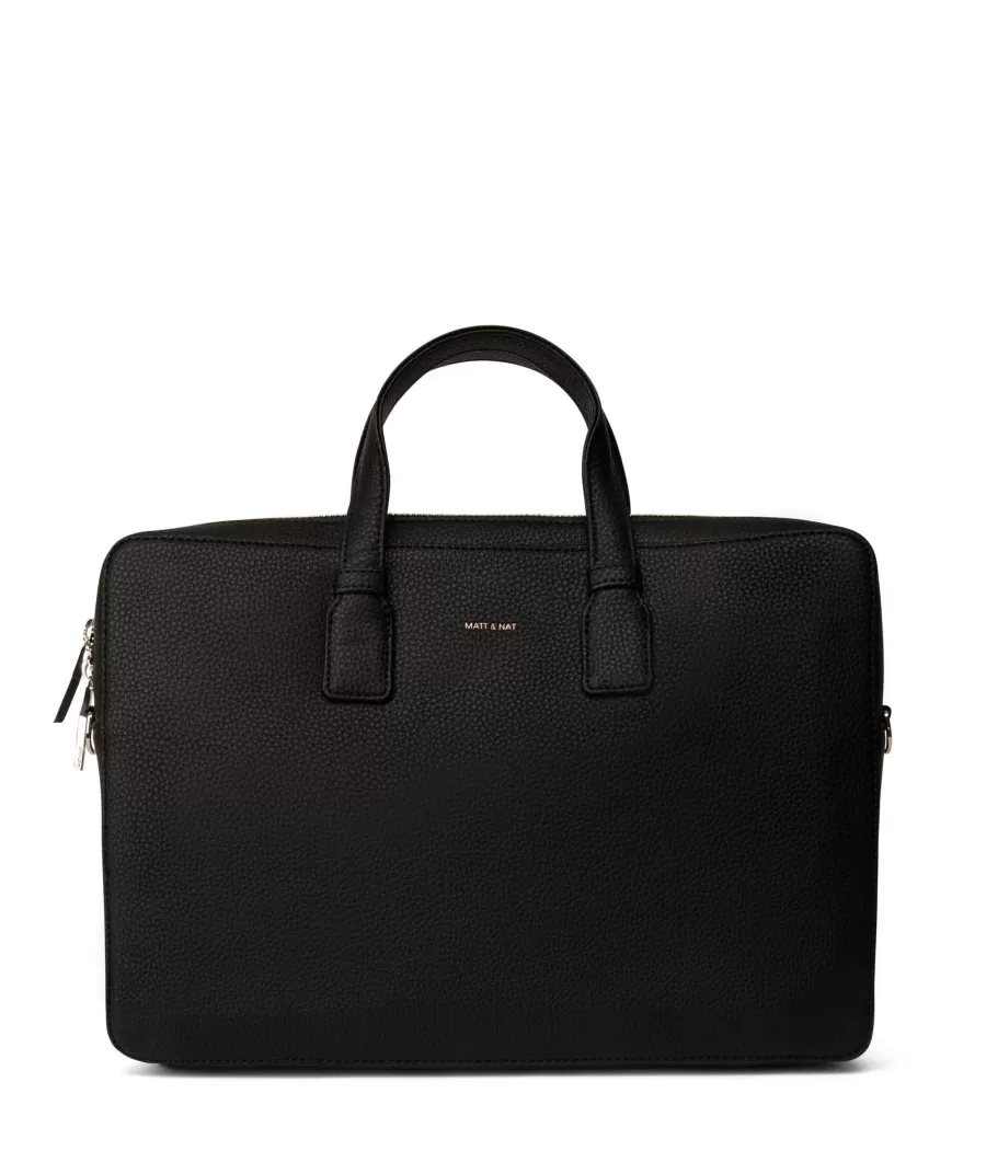 Matt & Nat Briefcases | Briefcases*BELEM Vegan Briefcase - Purity BLACK