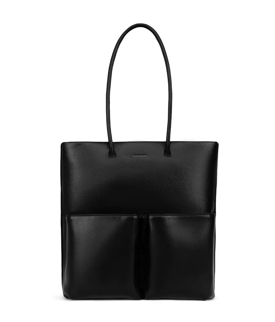 Matt & Nat Totes | Totes*BERTA Vegan Tote Bag - Theme BLACK