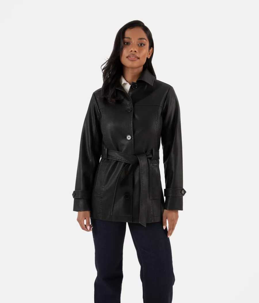 Matt & Nat Jackets | Jackets*BRIA Women’s Vegan Leather Jacket BLACK