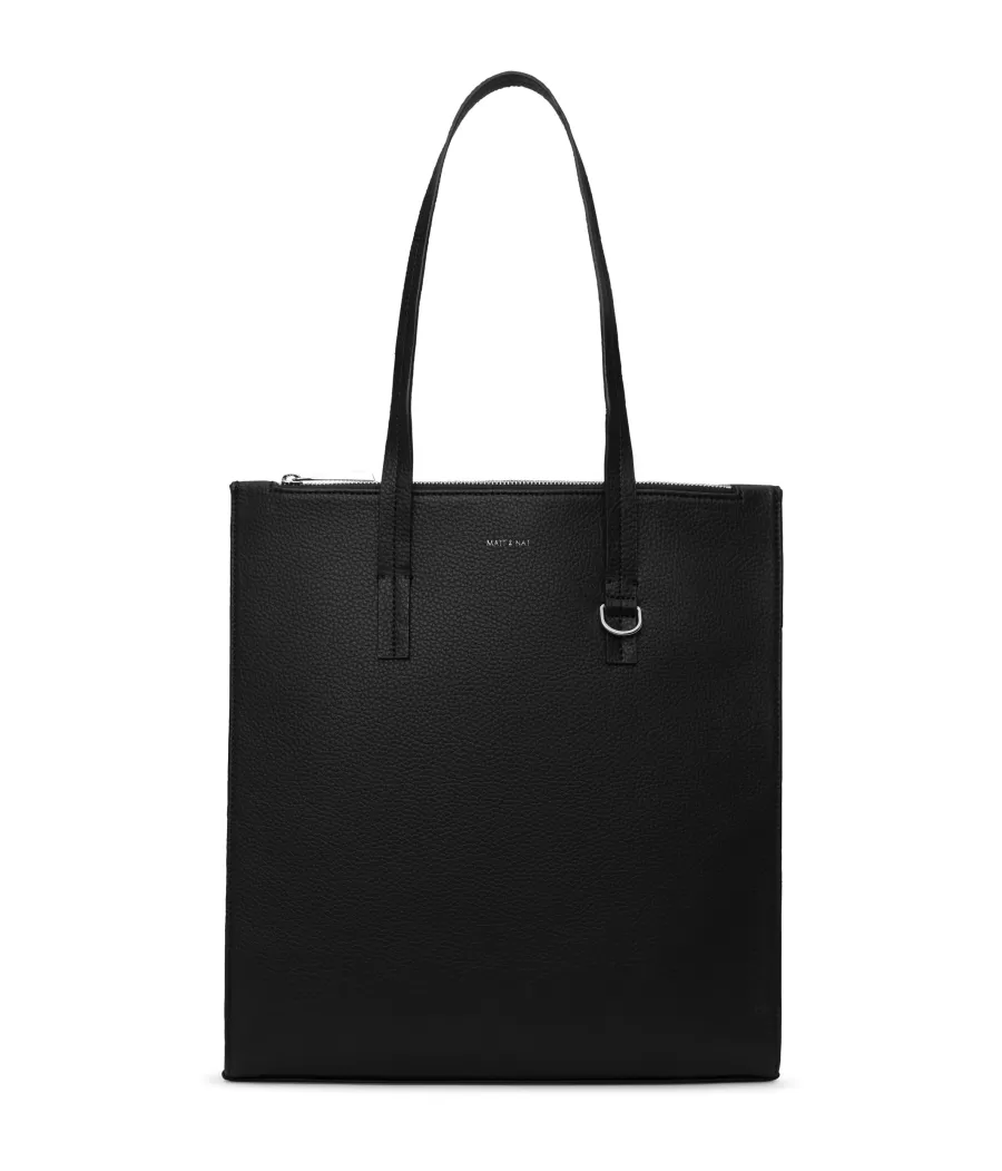 Matt & Nat Totes | Totes*CANCI Vegan Tote Bag - Purity BLACK
