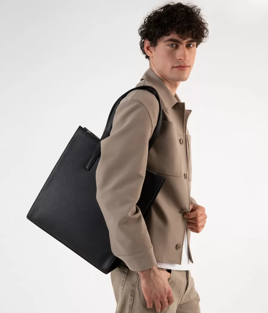 Matt & Nat Totes | Totes*CANCI Vegan Tote Bag - Purity BLACK