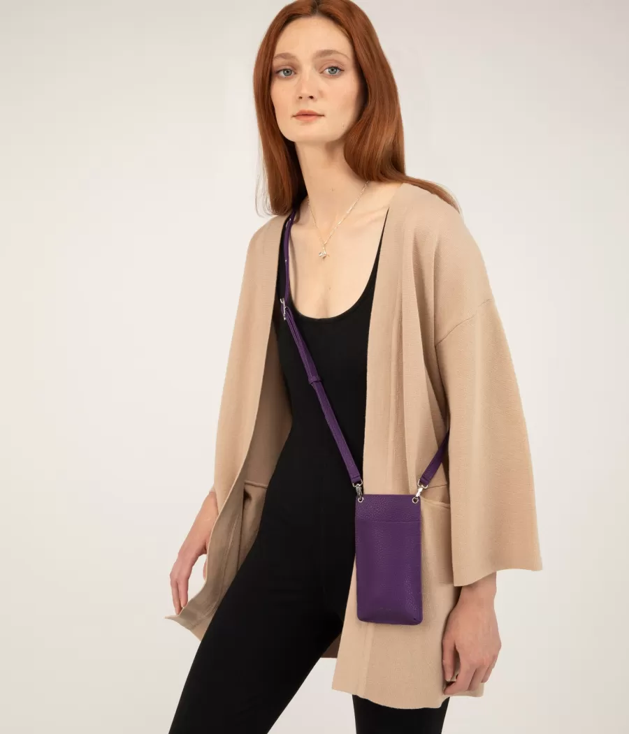 Matt & Nat Crossbody | Crossbody*CUE Vegan Crossbody Phone Bag - Purity BLACK