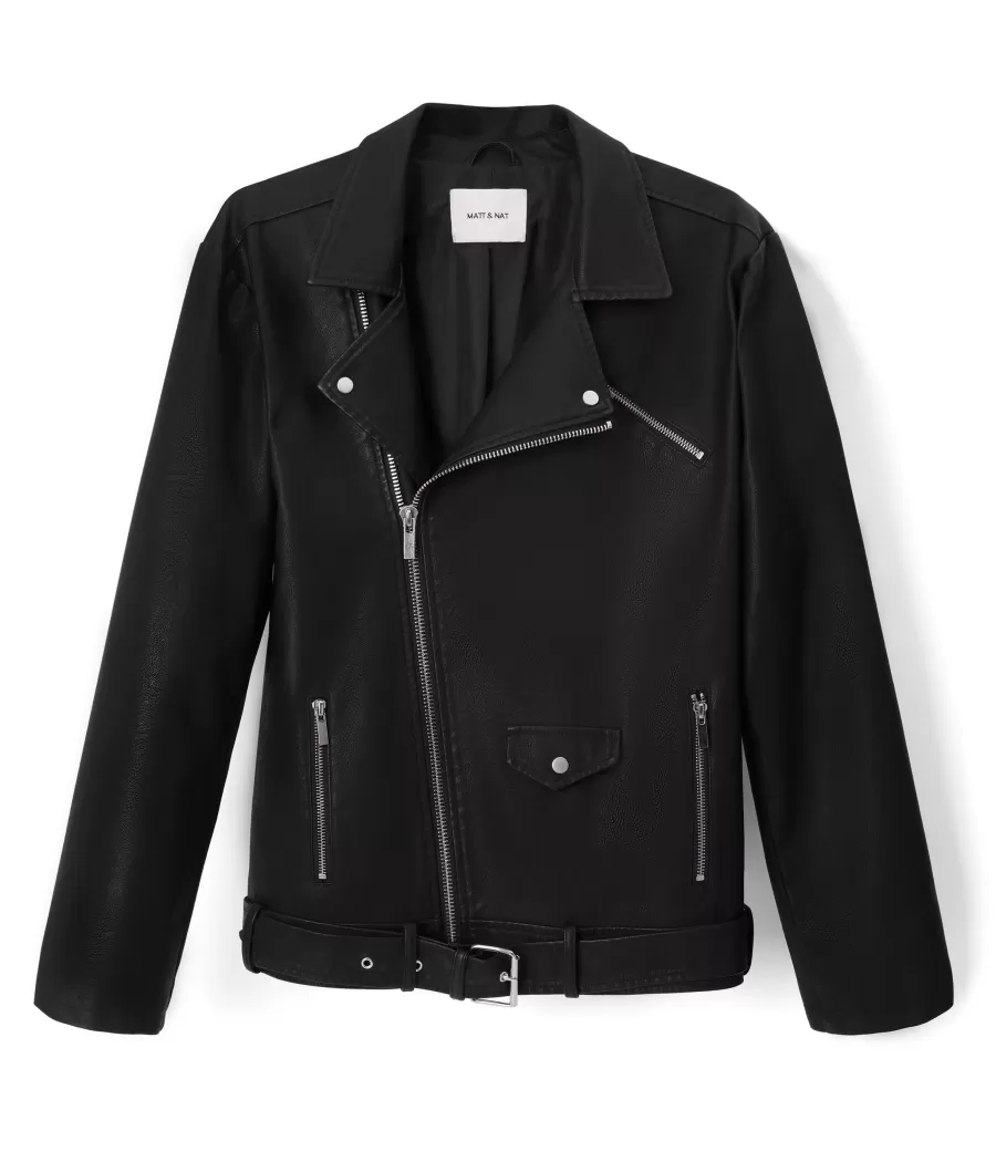 Matt & Nat Outerwear | Outerwear*DALEX Men's Vegan Motorcycle Jacket BLACK