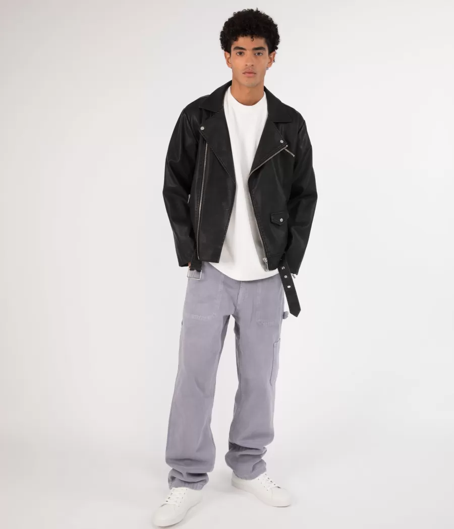 Matt & Nat Outerwear | Outerwear*DALEX Men's Vegan Motorcycle Jacket BLACK