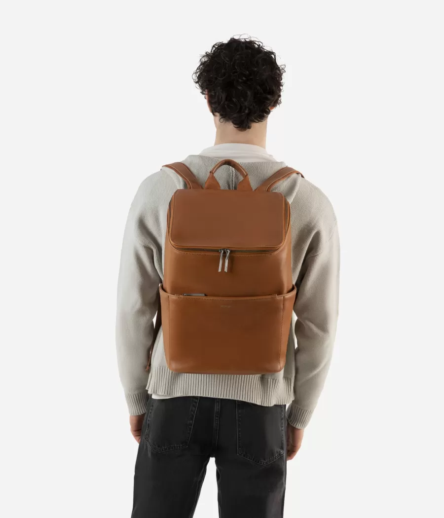 Matt Nat Backpacks Backpacks DEAN Vegan Backpack Vintage WISTERIA Recycled Leather Bags