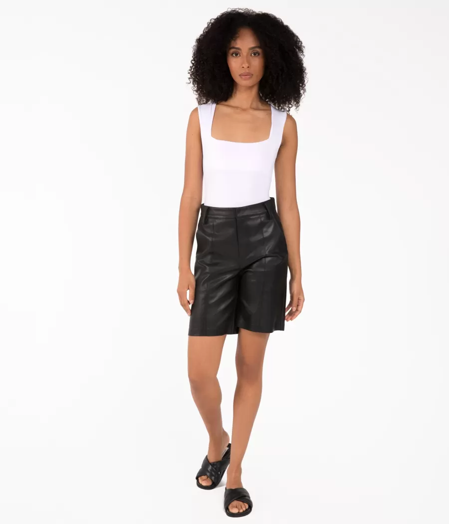 Matt & Nat Bottoms | Bottoms*EDIE Women's High-Waisted Vegan Shorts Thisproductisfinalsale