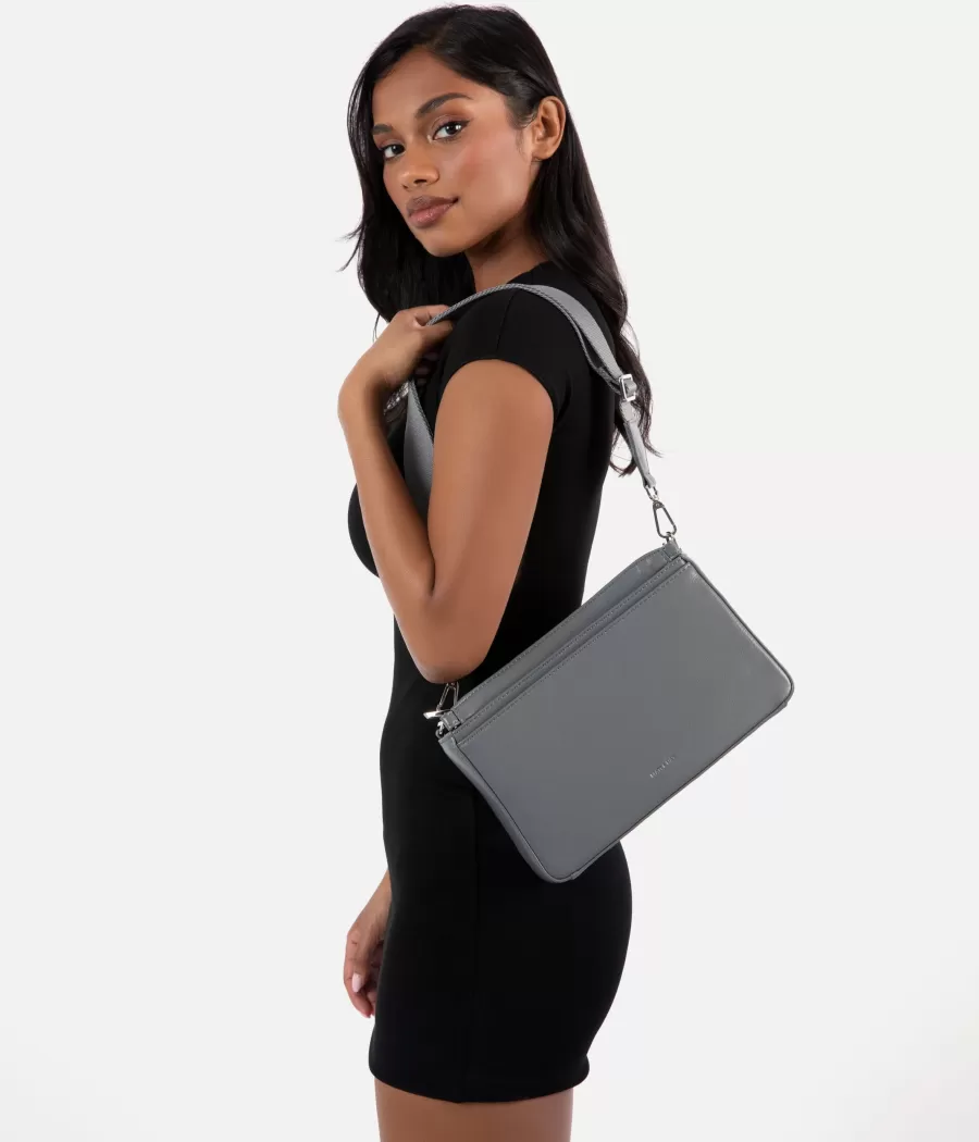 Matt & Nat Crossbody | Crossbody*FENNE Vegan Convertible Crossbody Bag - Theme BLACK