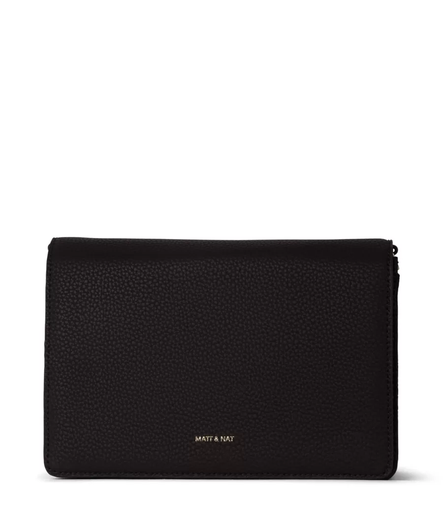Matt & Nat Crossbody | Crossbody*FRANCA Vegan Crossbody Bag - Purity BLACK
