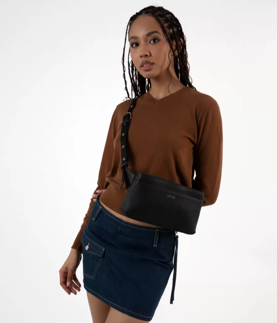 Matt & Nat Belt Bags | Belt Bags*GOR Vegan Belt Bag - Purity BLACK