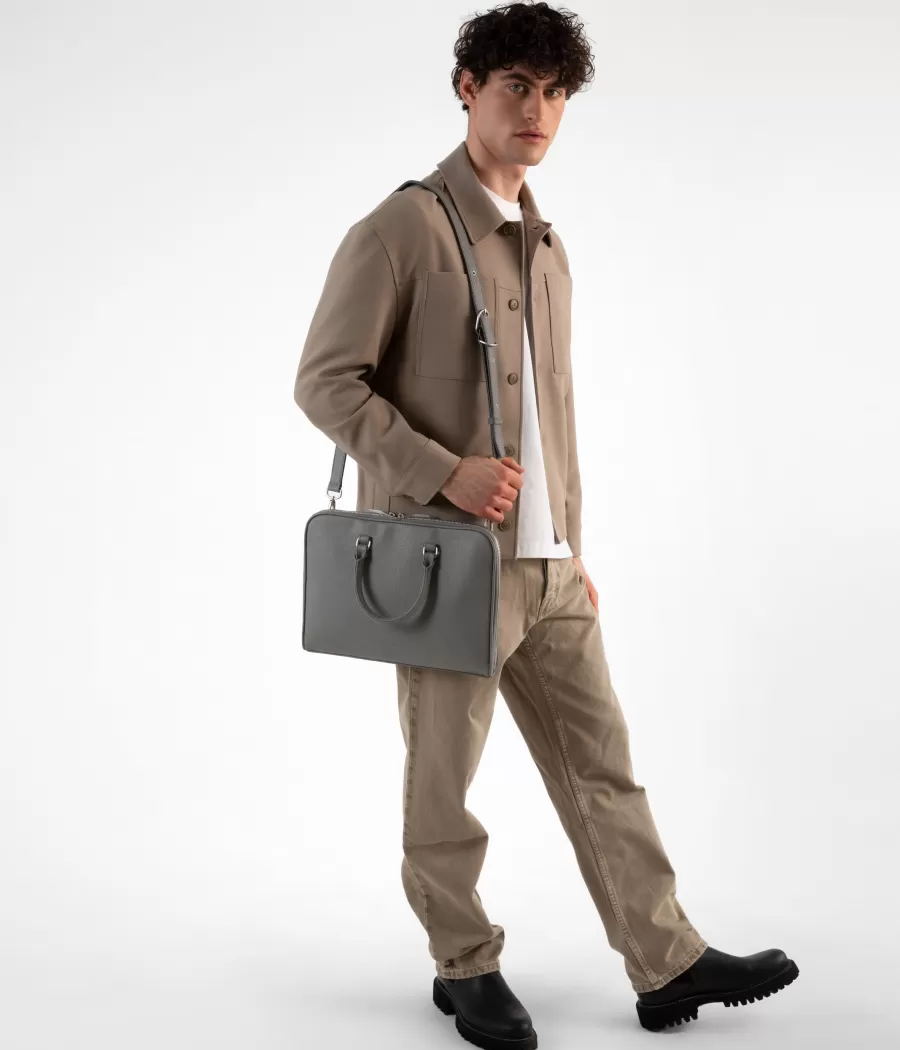Matt & Nat Briefcases | Briefcases*HOLDER Slim Vegan Briefcase - Purity BLACK