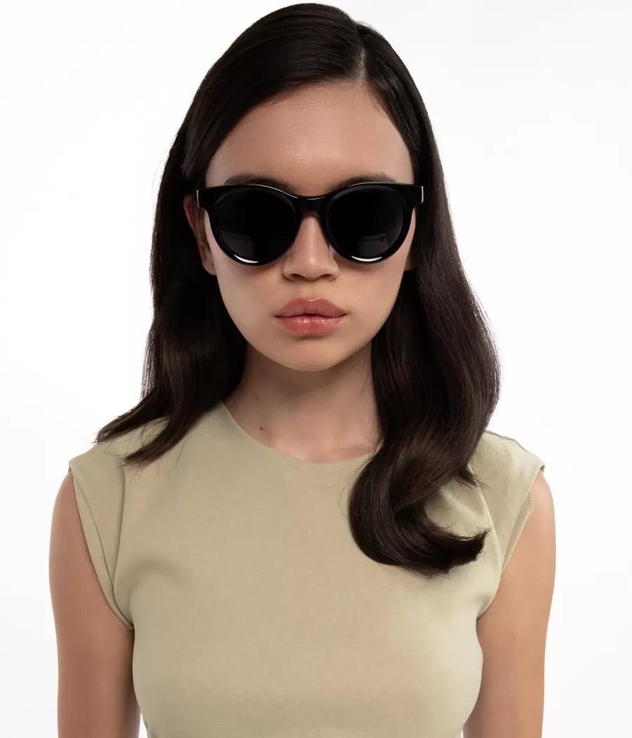 Matt & Nat Sunglasses | Sunglasses*JAZI-2 Recycled Round Sunglasses BLACK
