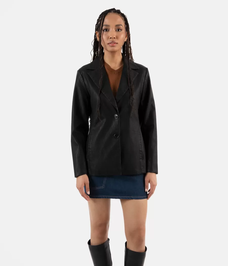 Matt & Nat Blazer | Blazer*KATRIN Women's Vegan Blazer BLACK