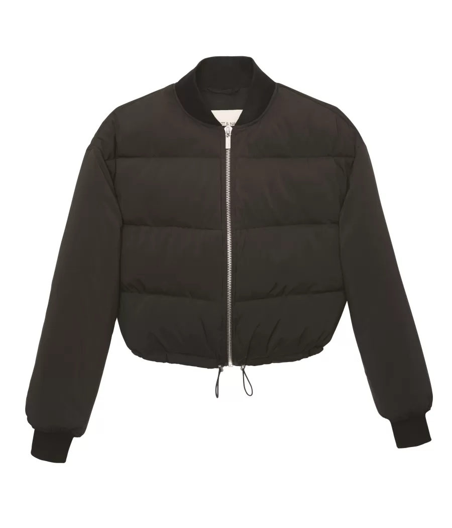 Matt & Nat Puffers | Puffers*KENYA Vegan Bomber Jacket BLACK