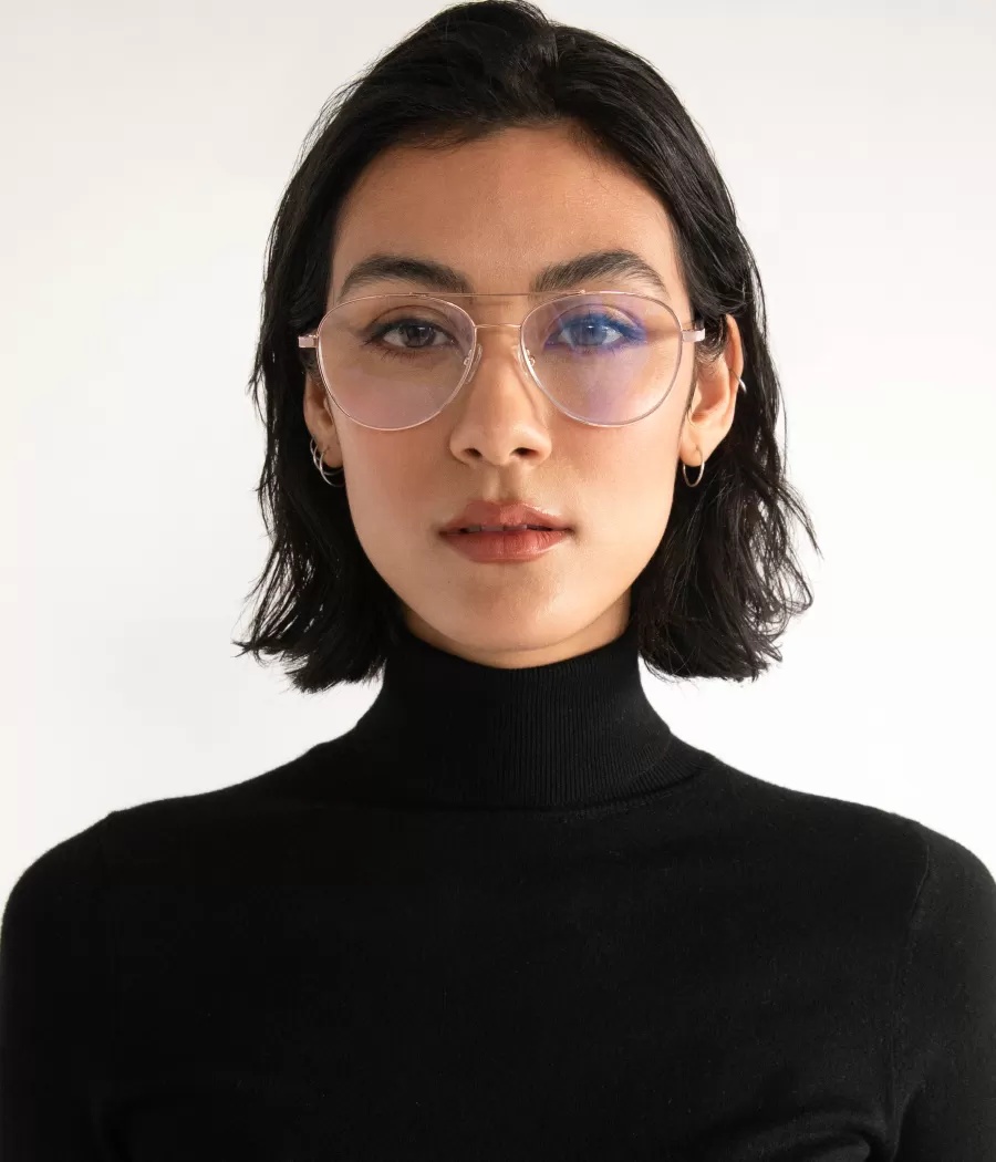 Matt & Nat Optical Eyewear | Optical Eyewear*KIKKO-3 Recycled Aviator Reading Glasses GOLD