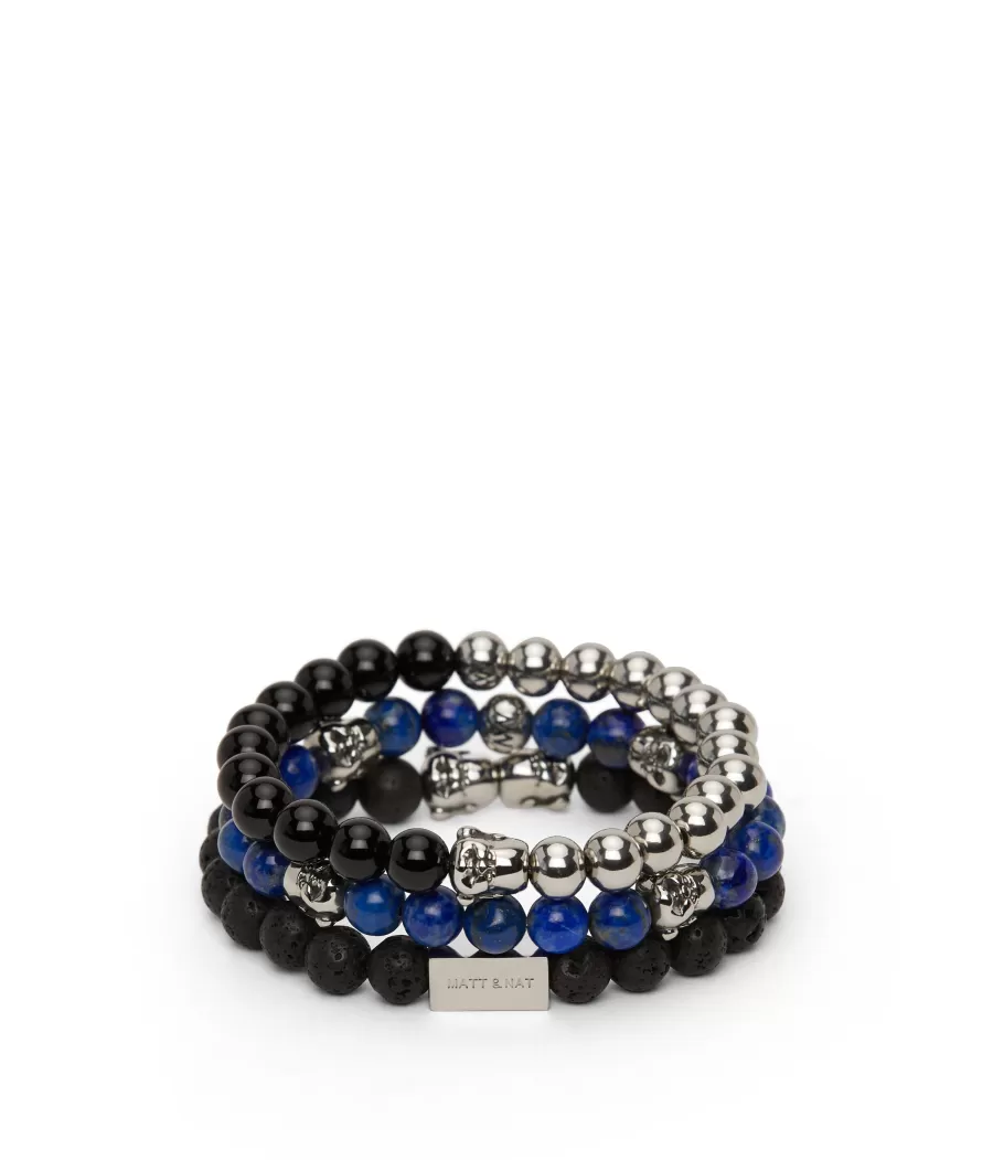 Matt & Nat Bracelets | Bracelets*LAUGHING - Bead & Charm Bracelet BLACK