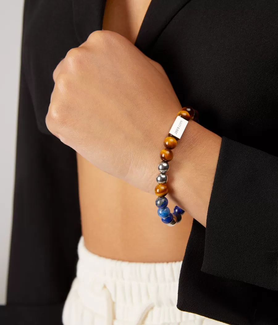 Matt & Nat Bracelets | Bracelets*LAUGHING - Stone Bead Bracelet BLACK