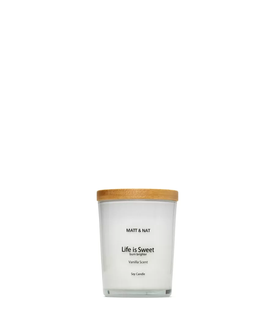 Matt & Nat Candles | Candles*Life Is Sweet Mini Soy Candle Thisproductisfinalsale