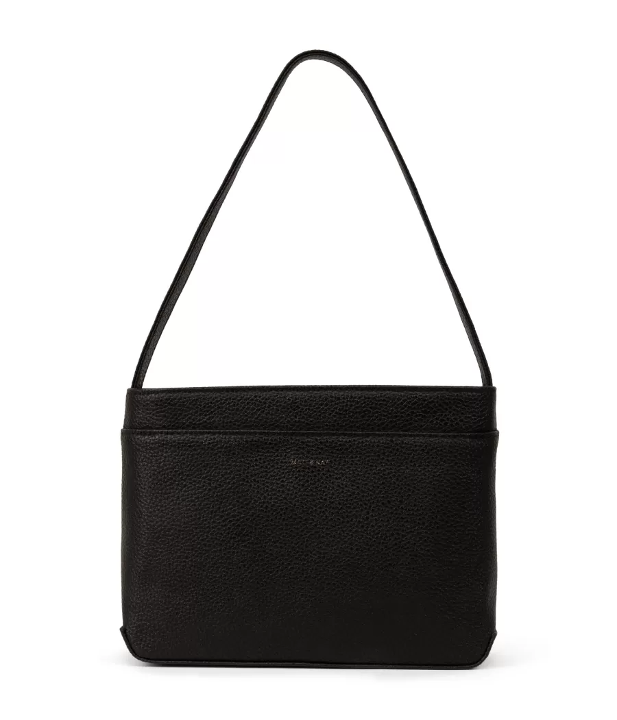 Matt & Nat Shoulder Bags | Shoulder Bags*LUISA Sustainable Vegan Shoulder Bag - Purity BLACK