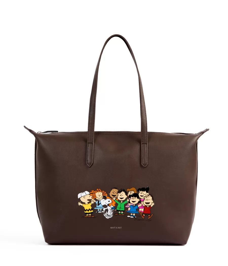 Matt & Nat Totes | Totes* x PEANUTS ABBIP Vegan Tote Bag - Peanuts Family Edition DECAF