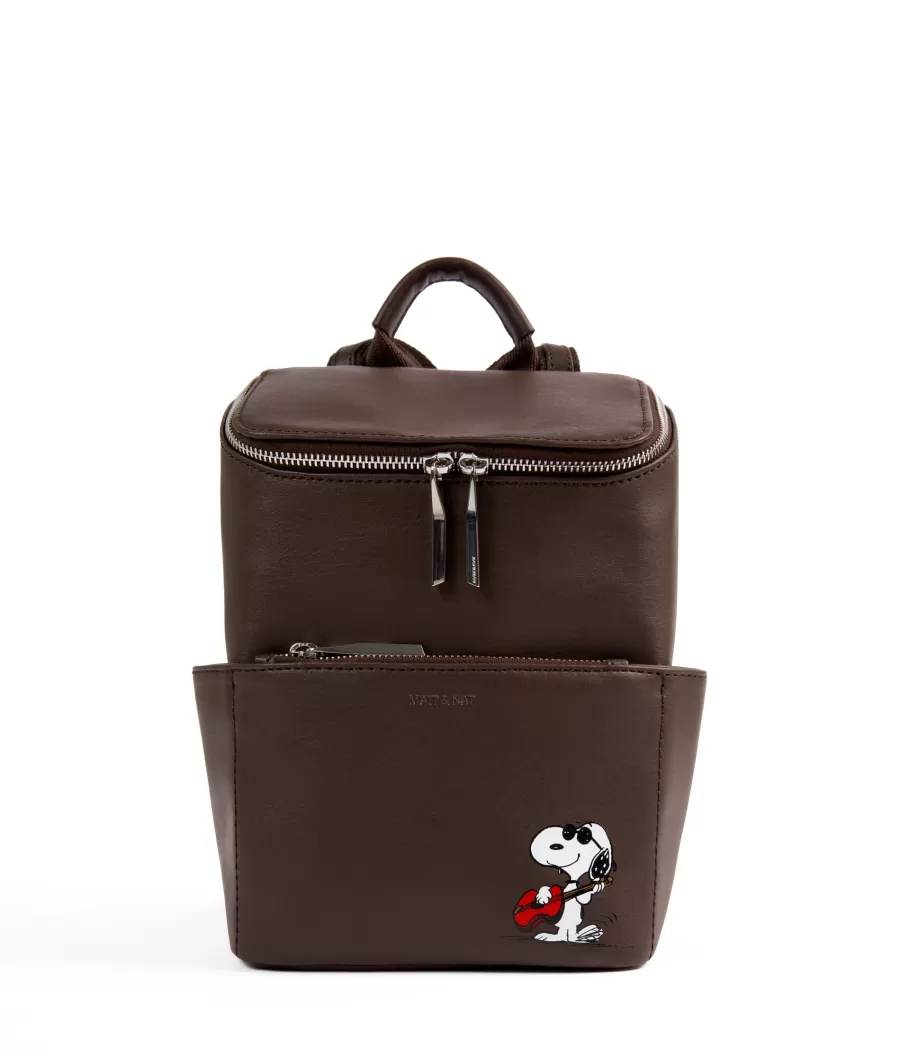 Matt & Nat Backpacks | Backpacks* x PEANUTS BRAVESMP Small Vegan Backpack - Joe Cool Edition DECAF