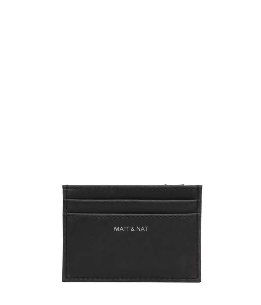 Matt & Nat Wallets | Wallets*MAX Vegan Card Holder - Vintage BLACK