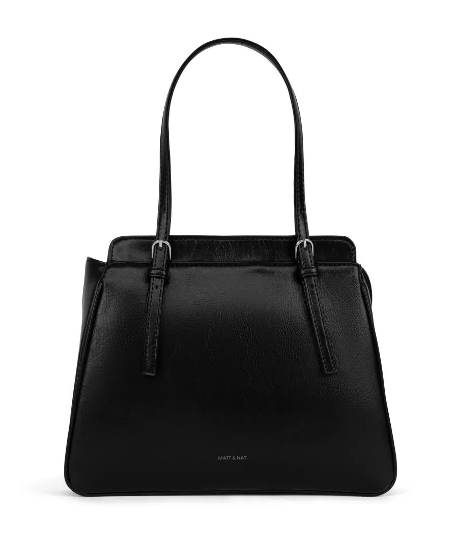 Matt & Nat Satchels | Satchels*MAY Vegan Satchel - Theme BLACK