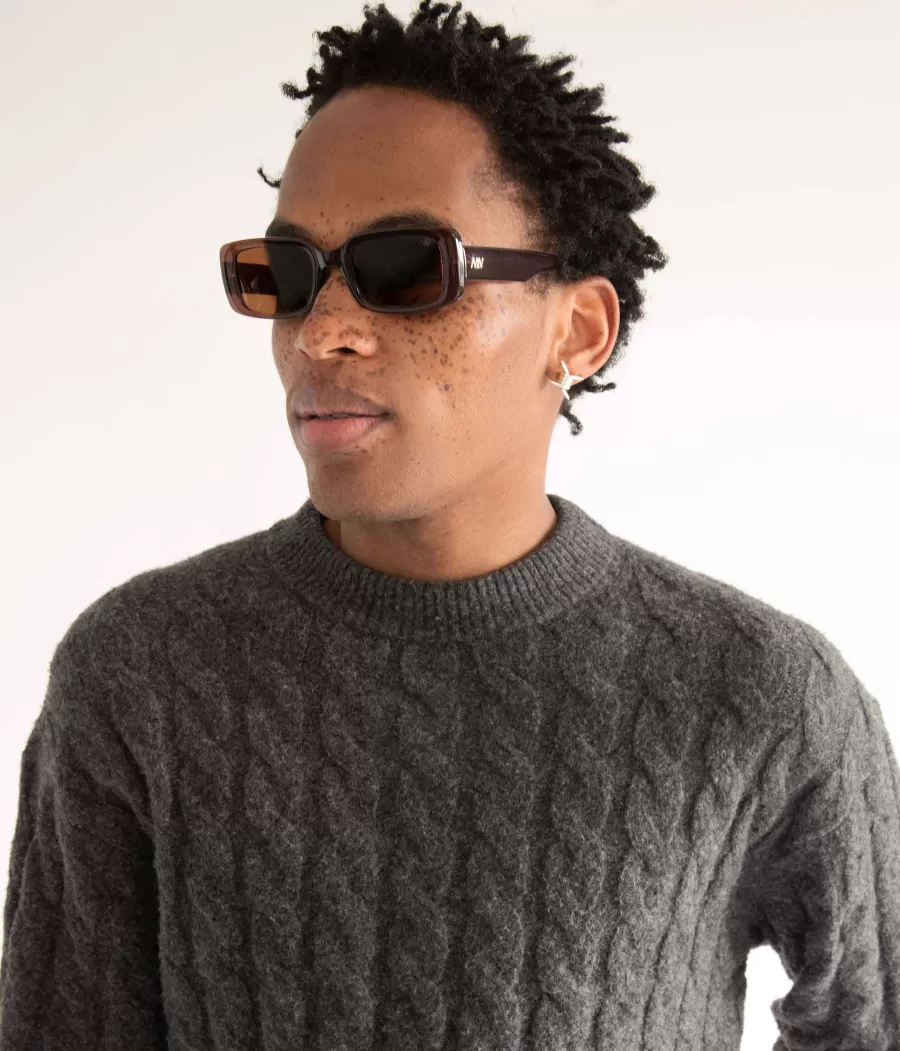 Matt & Nat Sunglasses | Sunglasses*MEEKA Rectangle Sunglasses CHOCOLATE