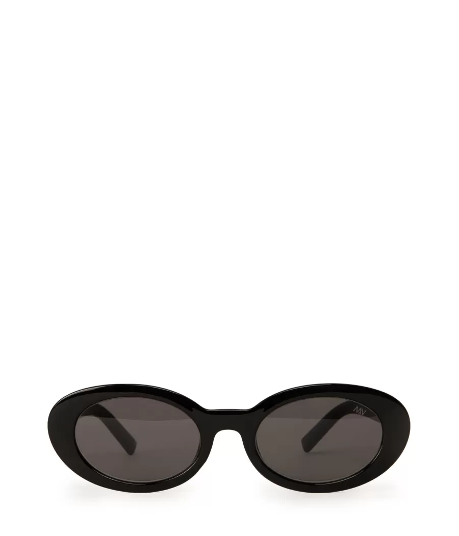 Matt & Nat Sunglasses | Sunglasses*MIELA-2 Recycled Oval Sunglasses BLACK