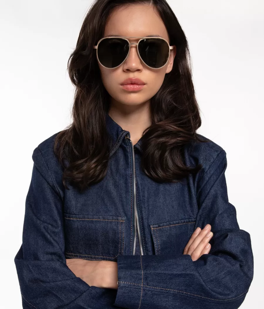 Matt & Nat Sunglasses | Sunglasses*MIGUEL Aviator Sunglasses GOLD