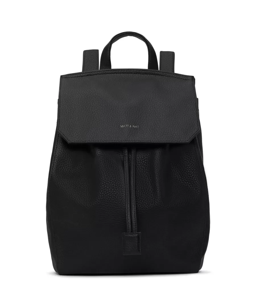 Matt & Nat Backpacks | Backpacks*MUMBAI MED Vegan Backpack - Purity BLACK