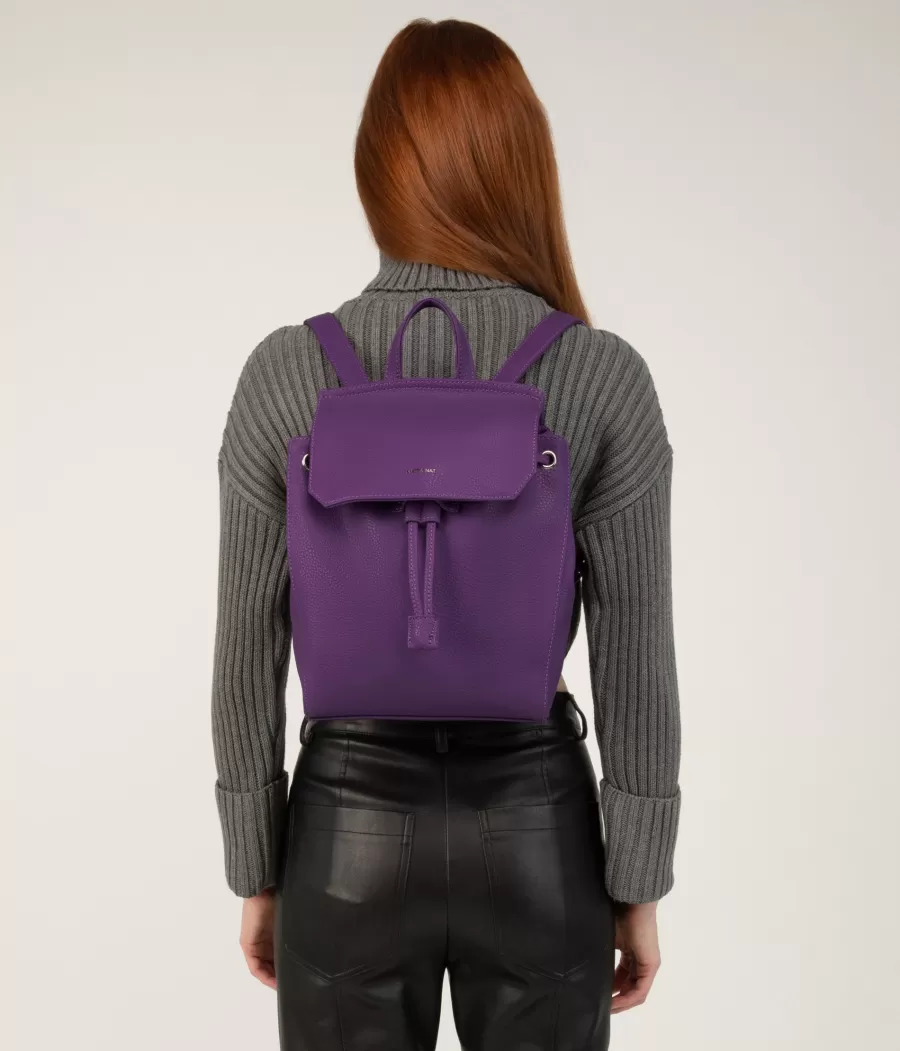 Matt & Nat Backpacks | Backpacks*MUMBAI MED Vegan Backpack - Purity BLACK