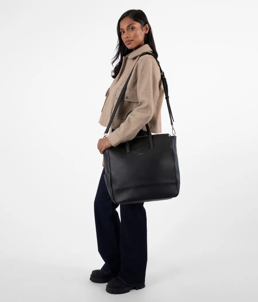 Matt & Nat Diaper Bags | Diaper Bags*PERCIO Vegan Diaper Bag - Purity BLACK