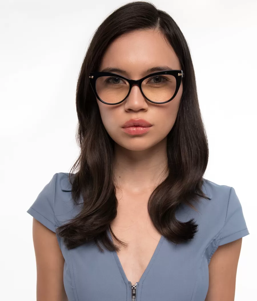Matt & Nat Optical Eyewear | Optical Eyewear*REINA-3 Recycled Cat-Eye Reading Glasses BLACK