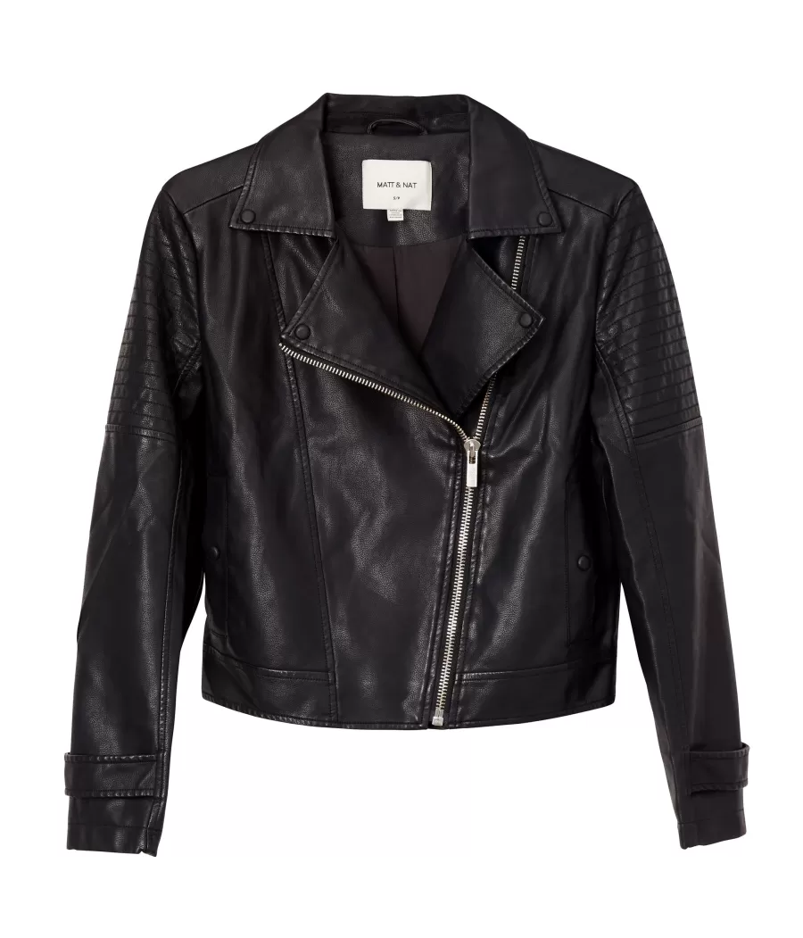 Matt & Nat Jackets | Jackets*SAVINA Women’s Vegan Moto Jacket BLACK