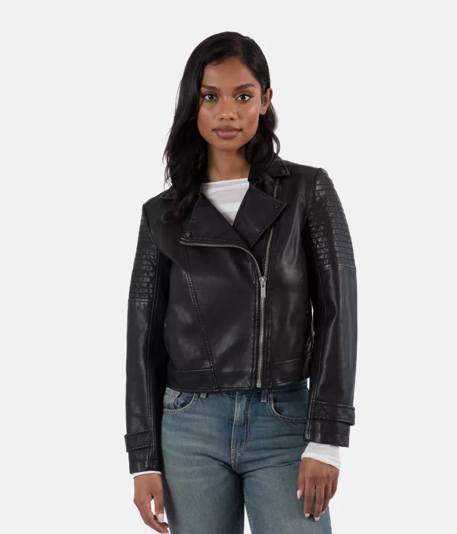 Matt & Nat Jackets | Jackets*SAVINA Women’s Vegan Moto Jacket BLACK
