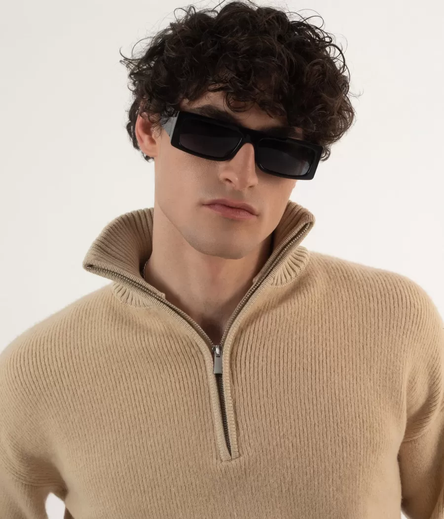 Matt & Nat Sunglasses | Sunglasses*SAWAI-2 Recycled Rectangle Sunglasses BLACK