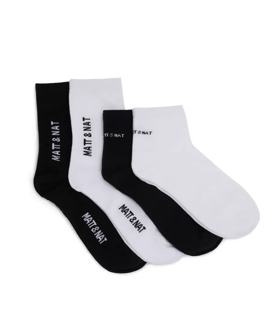 Matt & Nat Sock Set | Sock Set*SOCK Organic Cotton Socks Box Set | Black & White Thisproductisfinalsale