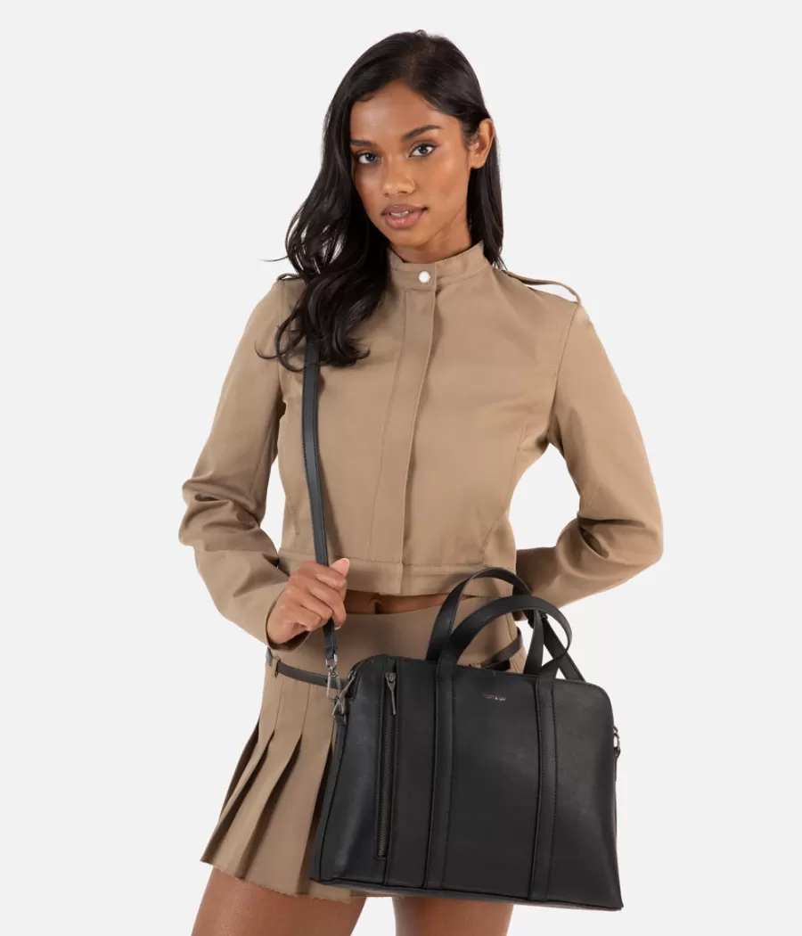 Matt & Nat Satchels | Satchels*SONA Vegan Satchel Briefcase - Arbor BEETROOT