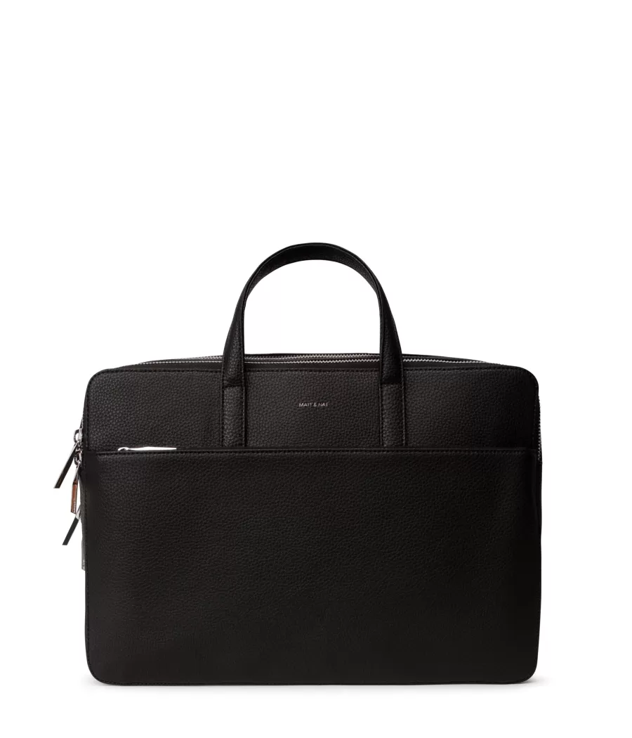 Matt & Nat Briefcases | Briefcases*TOM Vegan Briefcase - Purity BLACK