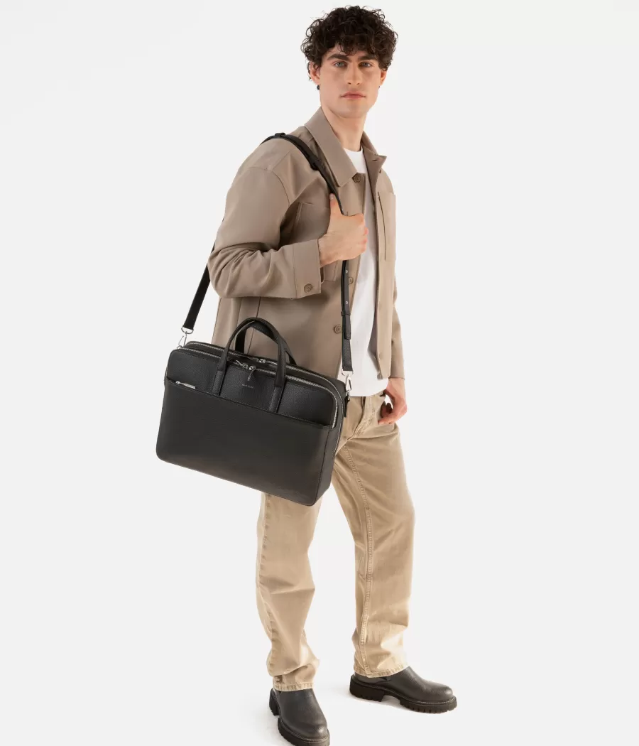 Matt & Nat Briefcases | Briefcases*TOM Vegan Briefcase - Purity BLACK