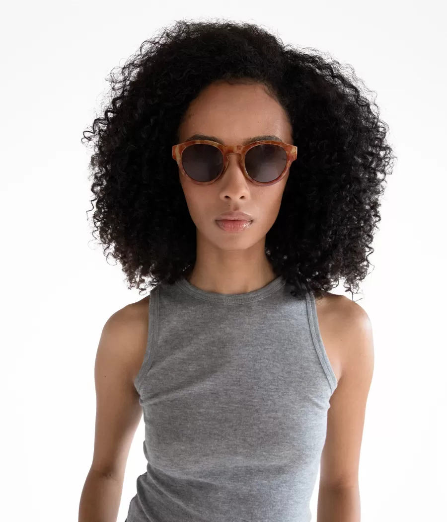 Matt & Nat Sunglasses | Sunglasses*YAN-2 Recycled Round Sunglasses BEIGE